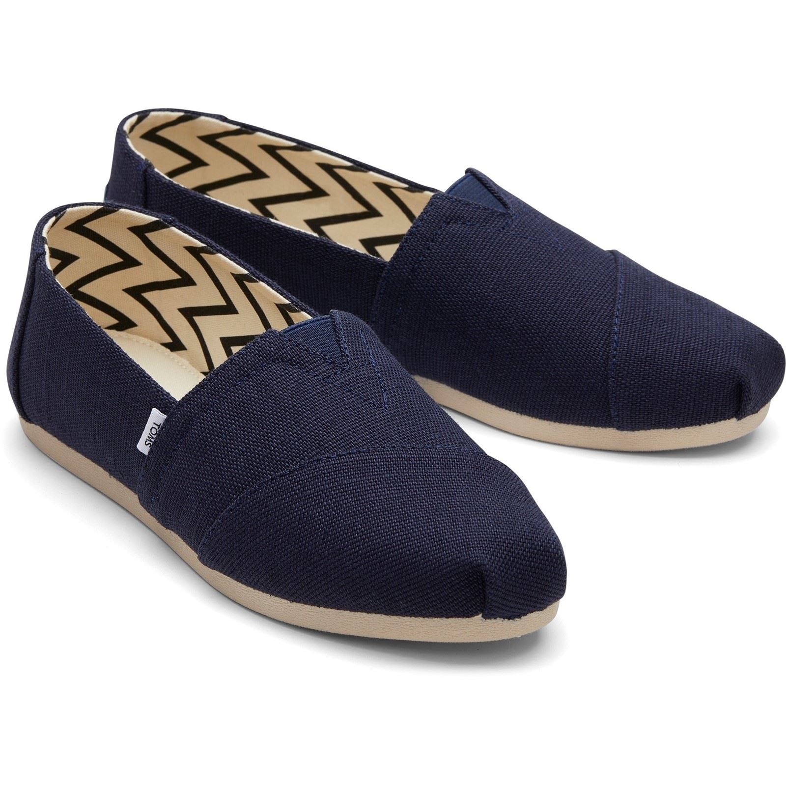 TOMS Alpargata Classic Cotton Women's Navy Espadrilles