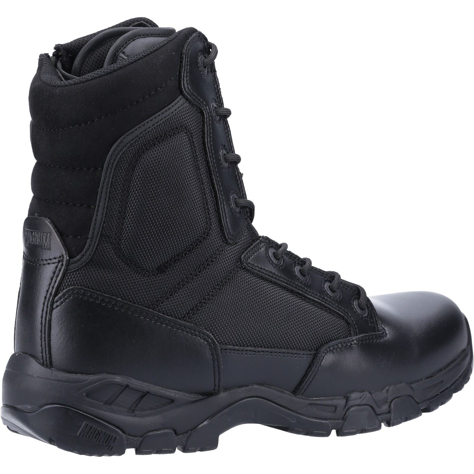 Magnum Viper Pro 8.0 Plus Side-Zip Leather Black Safety Boots