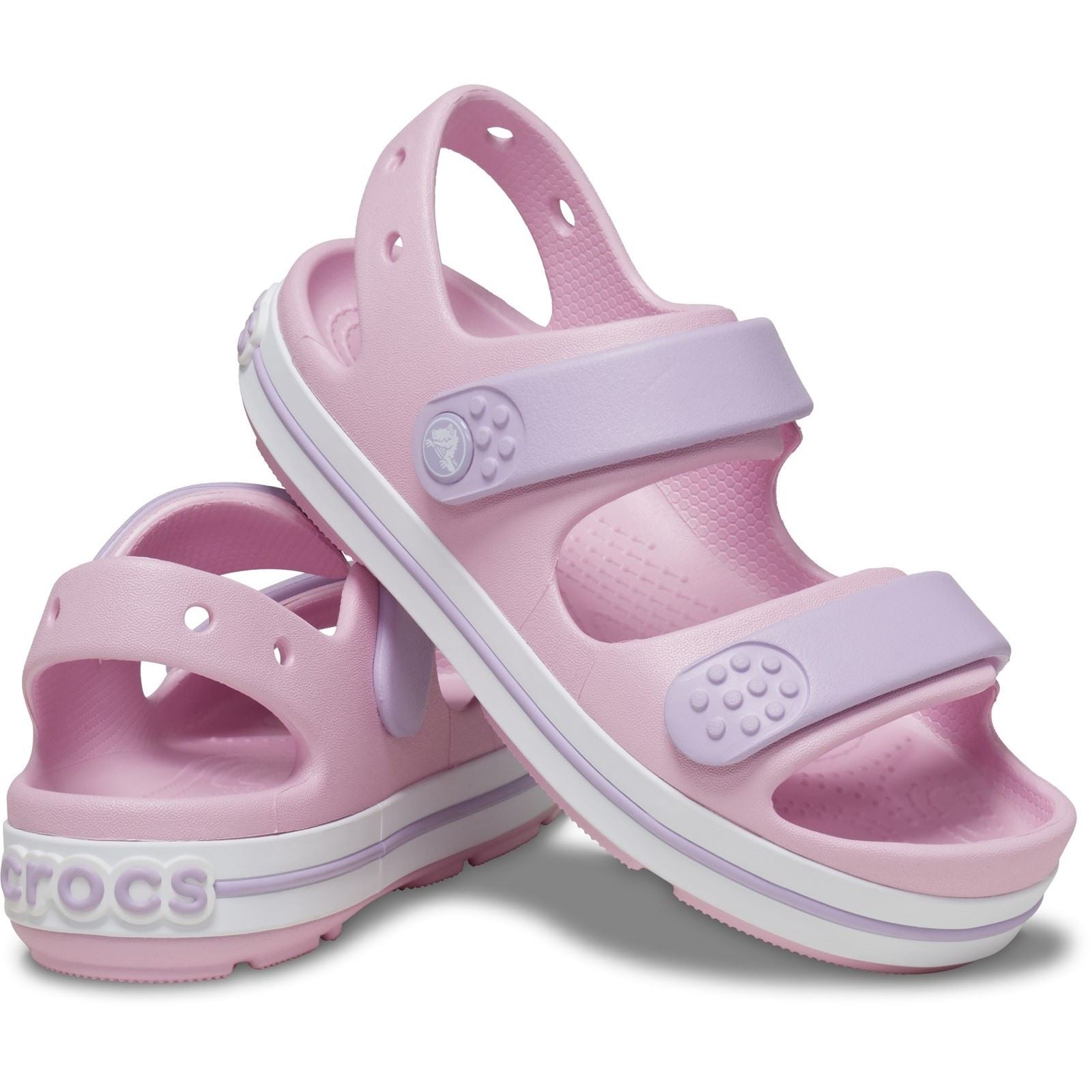 Crocs Kids Crocband Play Synthetic Ballerina/Lavender Sandals
