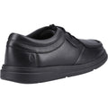 Hush Puppies Ronan Mocc Leather Youth Black Moccasins Shoes