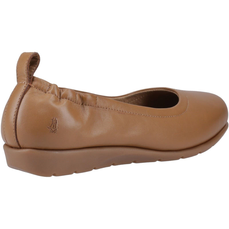Hush Puppies Skylar Leather Women's Tan Flats