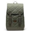 Herschel Bags Herschel Retreat Small Quilted Backpack Polyester Green Backpack - One Size
