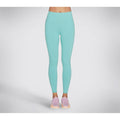 Skechers Performance GOWALK Wear High Waisted Nylon Women's Light Turquoise Sports Leggings