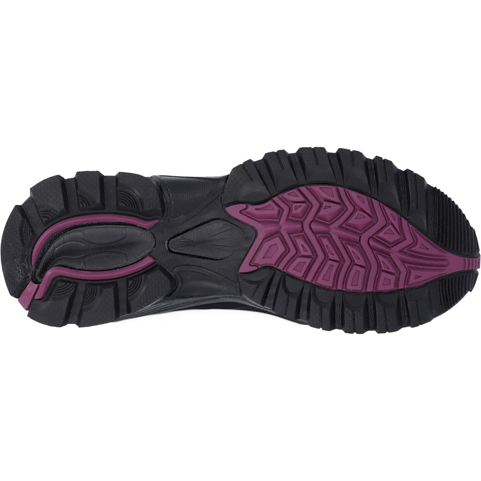 Hi-Tec Jackdaw Mid WP Synthetic Women's Black/Burgundy Hiking Boots