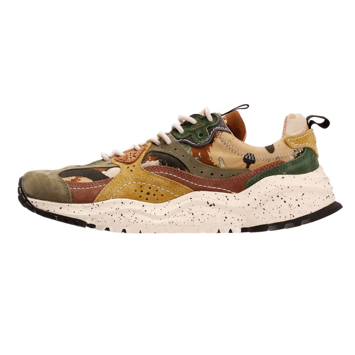 Flower Mountain Wave Suede Men's Camouflage Trainers