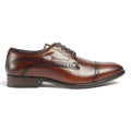 Pod Ralph Leather Men's Cognac Oxford Shoes