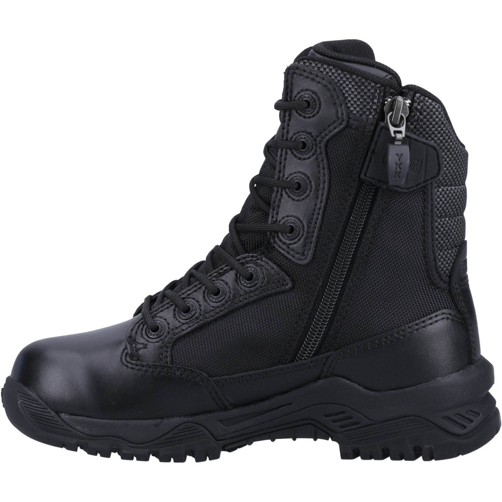 Magnum Strike Force 8.0 WP Side-Zip Leather Black Safety Boots