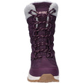 Hi-Tec Sophia Nylon Women's Italian Plum/Sepia Rose Winter Ankle Boots