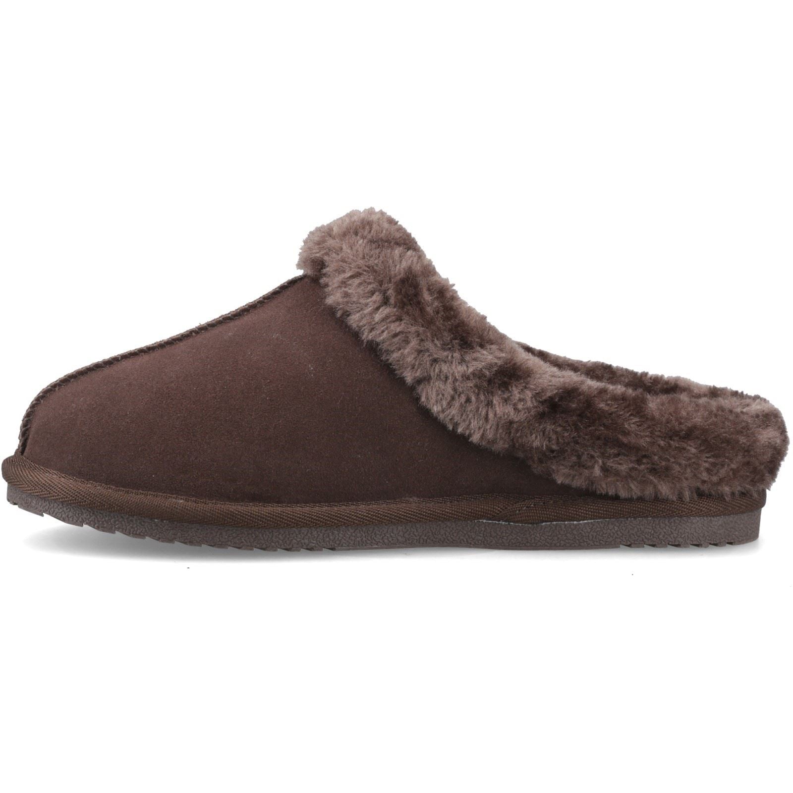 Hush Puppies Amara Suede Women's Chocolate Slippers