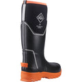 Muck Boots Grit S5 Rubber Women's Black/Orange Wellington Boots