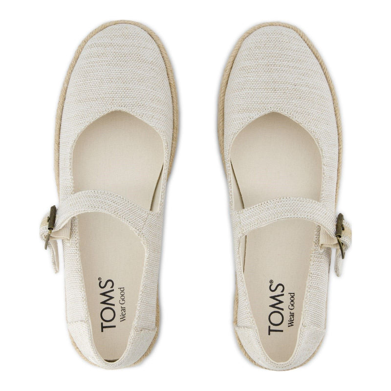 TOMS Carolina Mary Jane Nylon Women's Natural Espadrilles