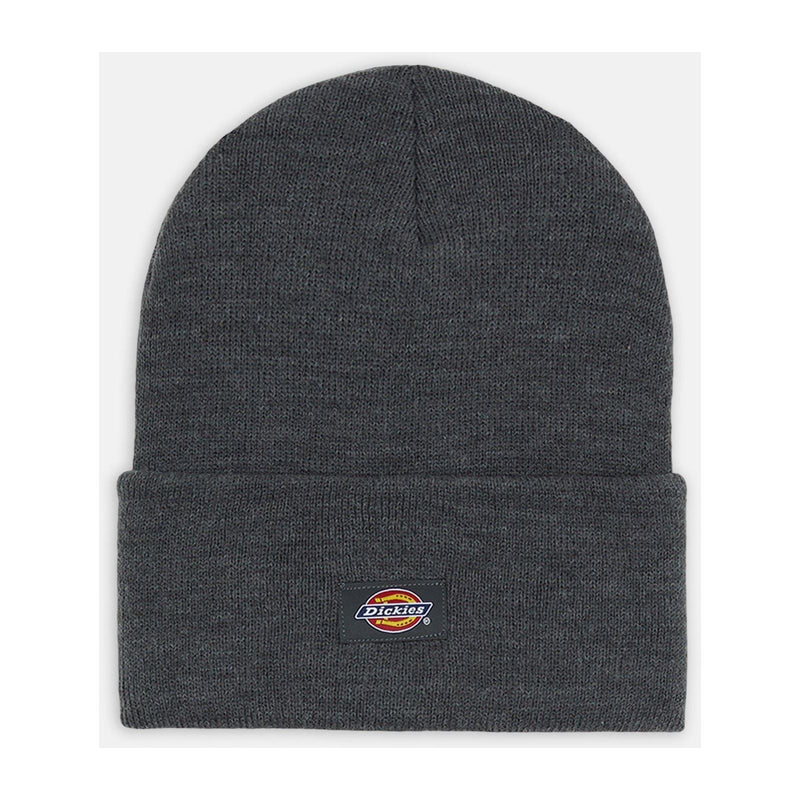 Dickies Acrylic Cuffed Grey Beanie Hat