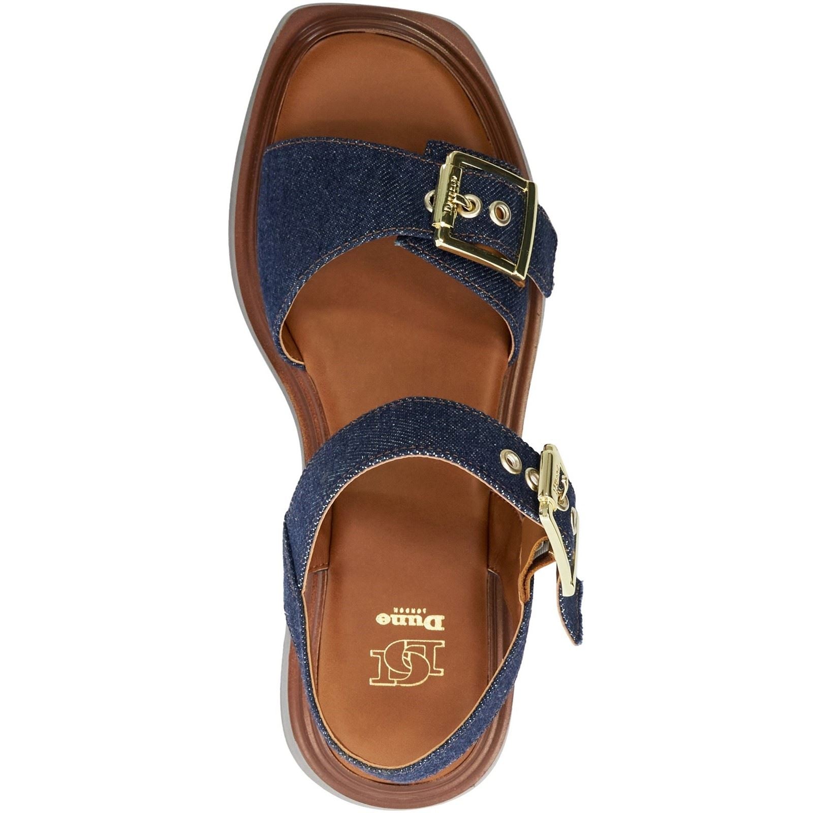 Dune Loells Denim Women's Navy Sandals