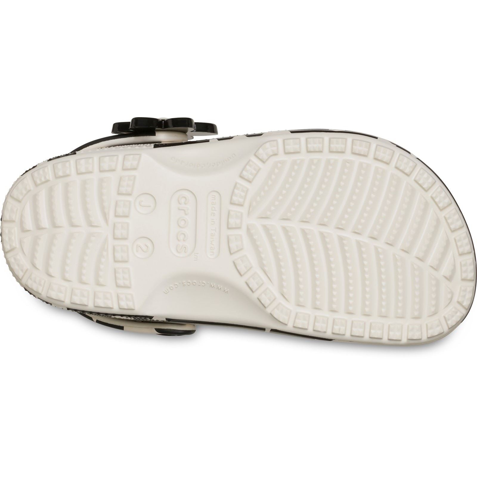 Crocs Classic Pop Petals EVA Girl's Summit White/Black Clogs