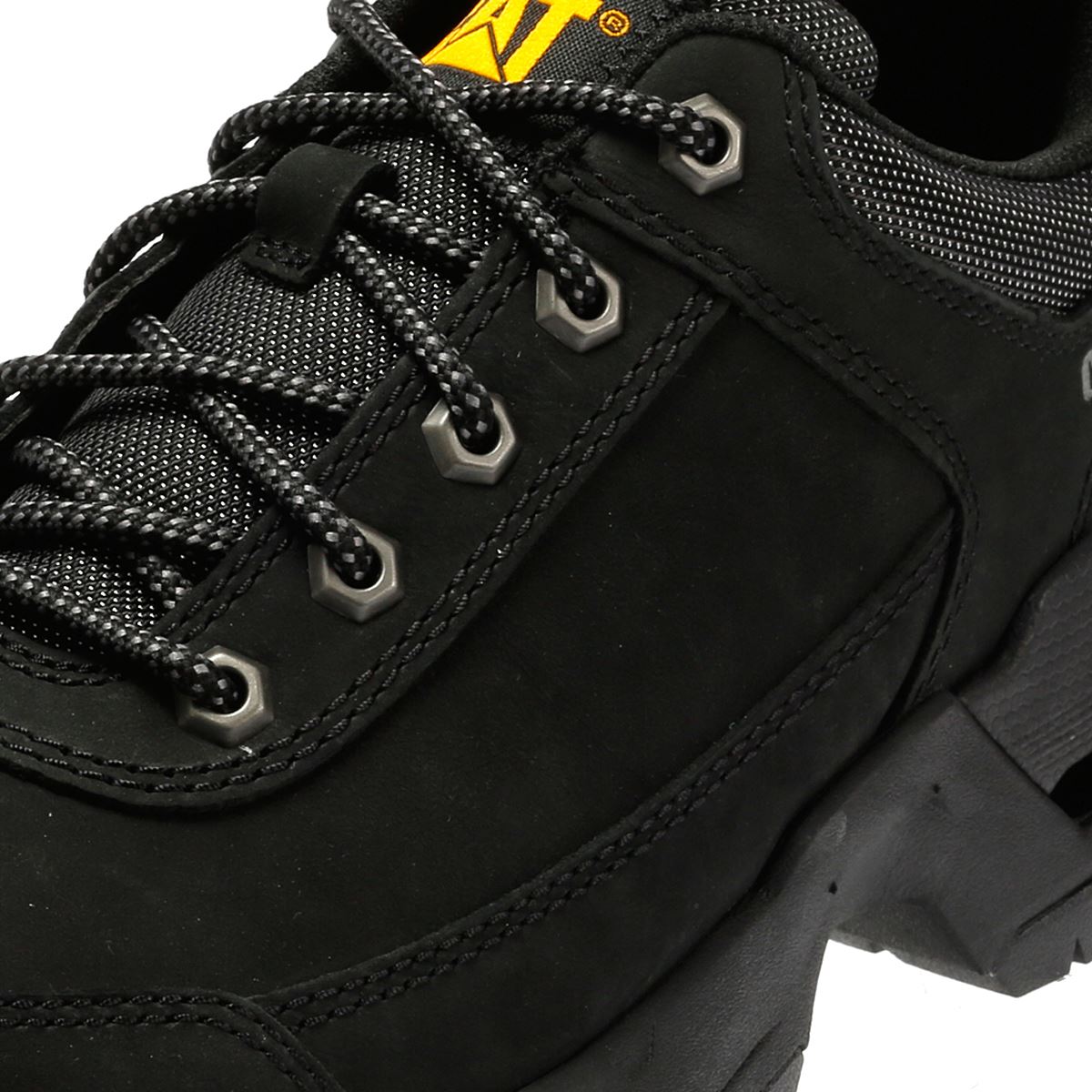 Caterpillar Surge Hiker Lo Waxy Nubuck Men's Black Lace-Up Shoes