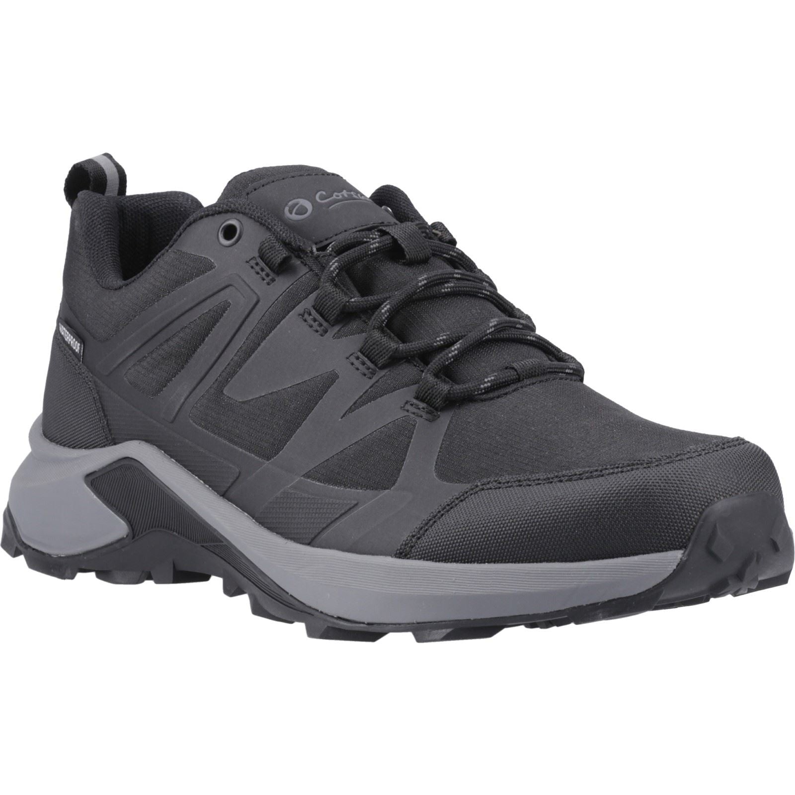 Cotswold Horton Low Textile Men's Black Hiking Shoes