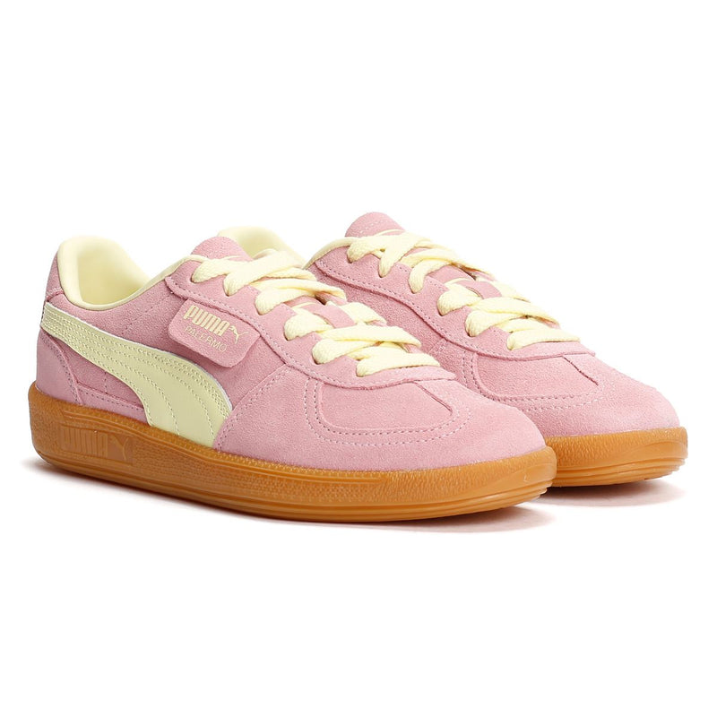 Puma Palermo Suede Pink/Green Trainers