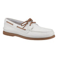 Sperry Authentic 2 Eye Leather Men's White/Gum Boat Shoes