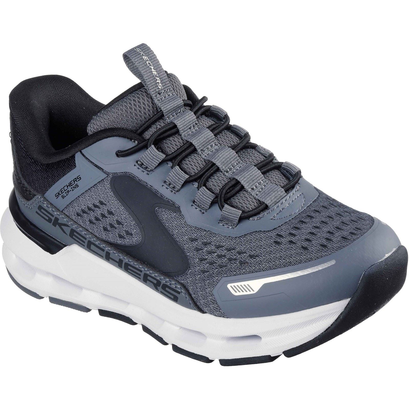 Skechers Glide-Step Plus Vista-Lane Polyurethane Charcoal/Black Trainers
