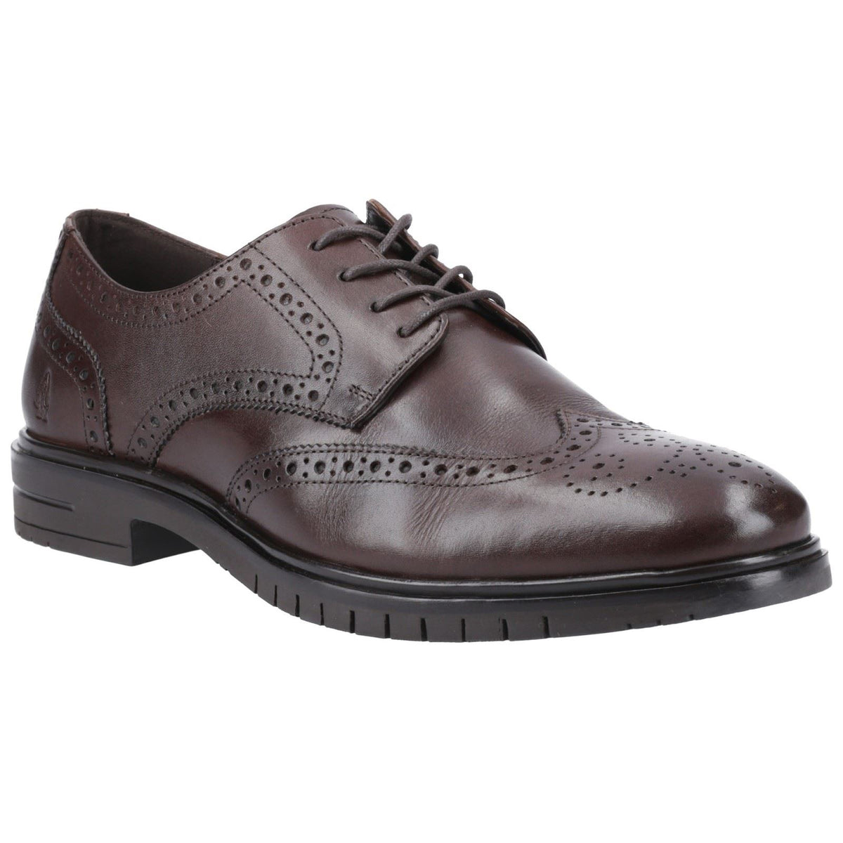 Hush Puppies Santiago Leather Men's Brown Brogues Shoes