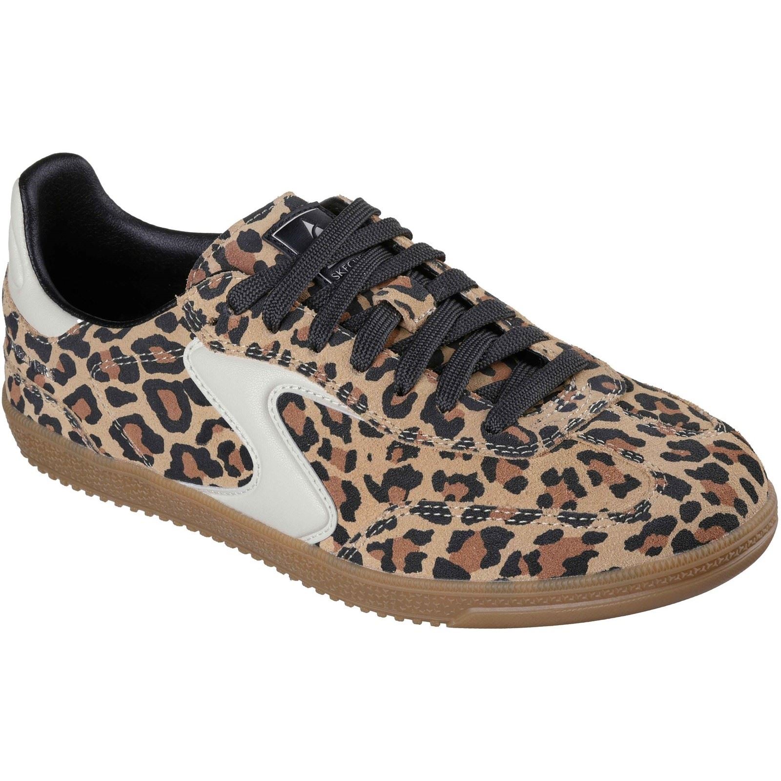 Skechers Hotshot - On The Prowl Leather Women's Leopard Standard Trainers