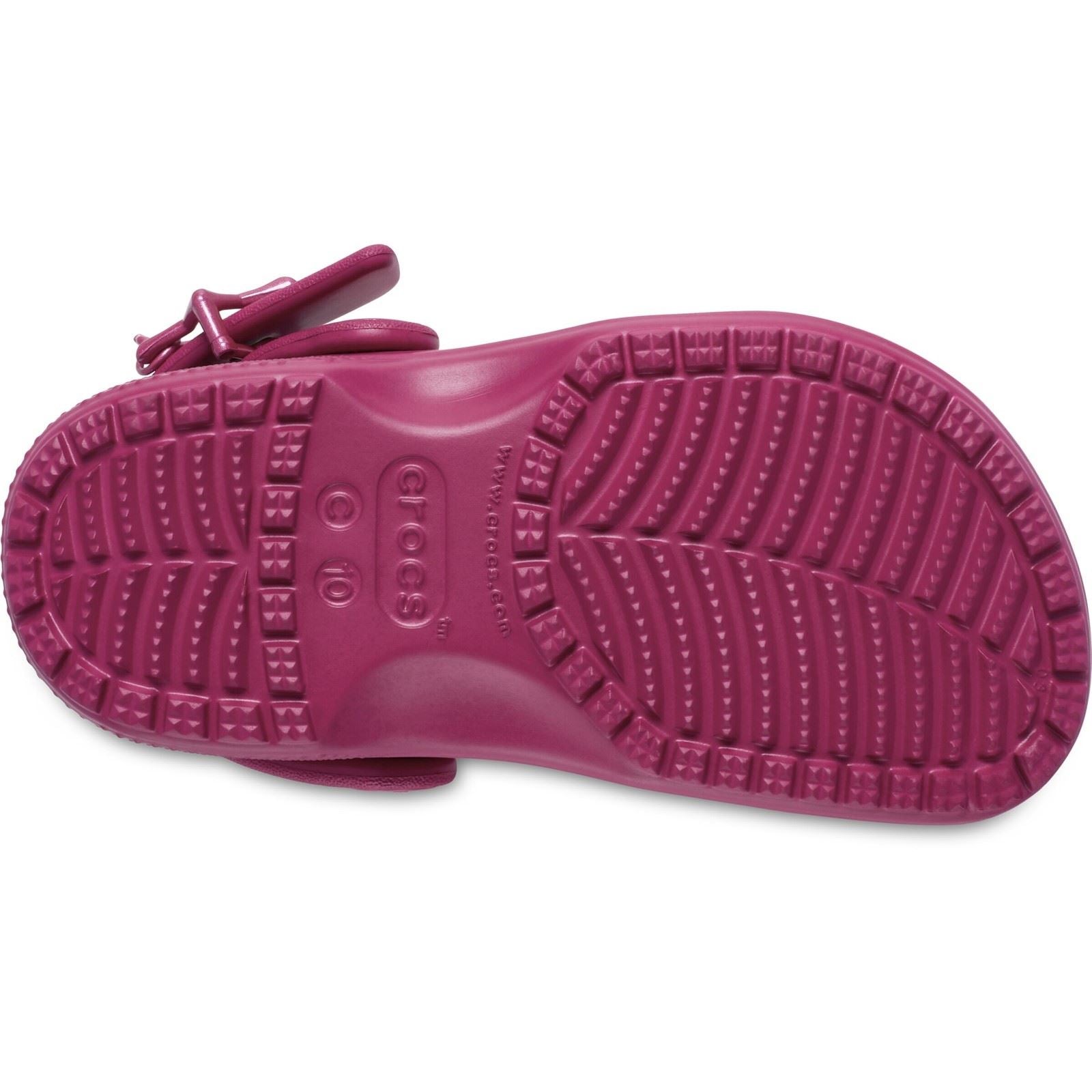 Crocs Classic Star Buckle EVA Girl's Royal Pink Casual Shoes - Clogs