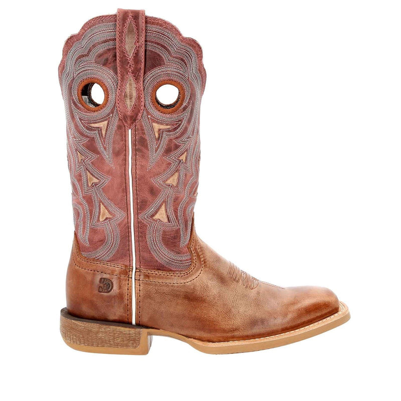Durango Lady Rebel Pro Leather Women's Dusty Brown/Sky Blue Boots