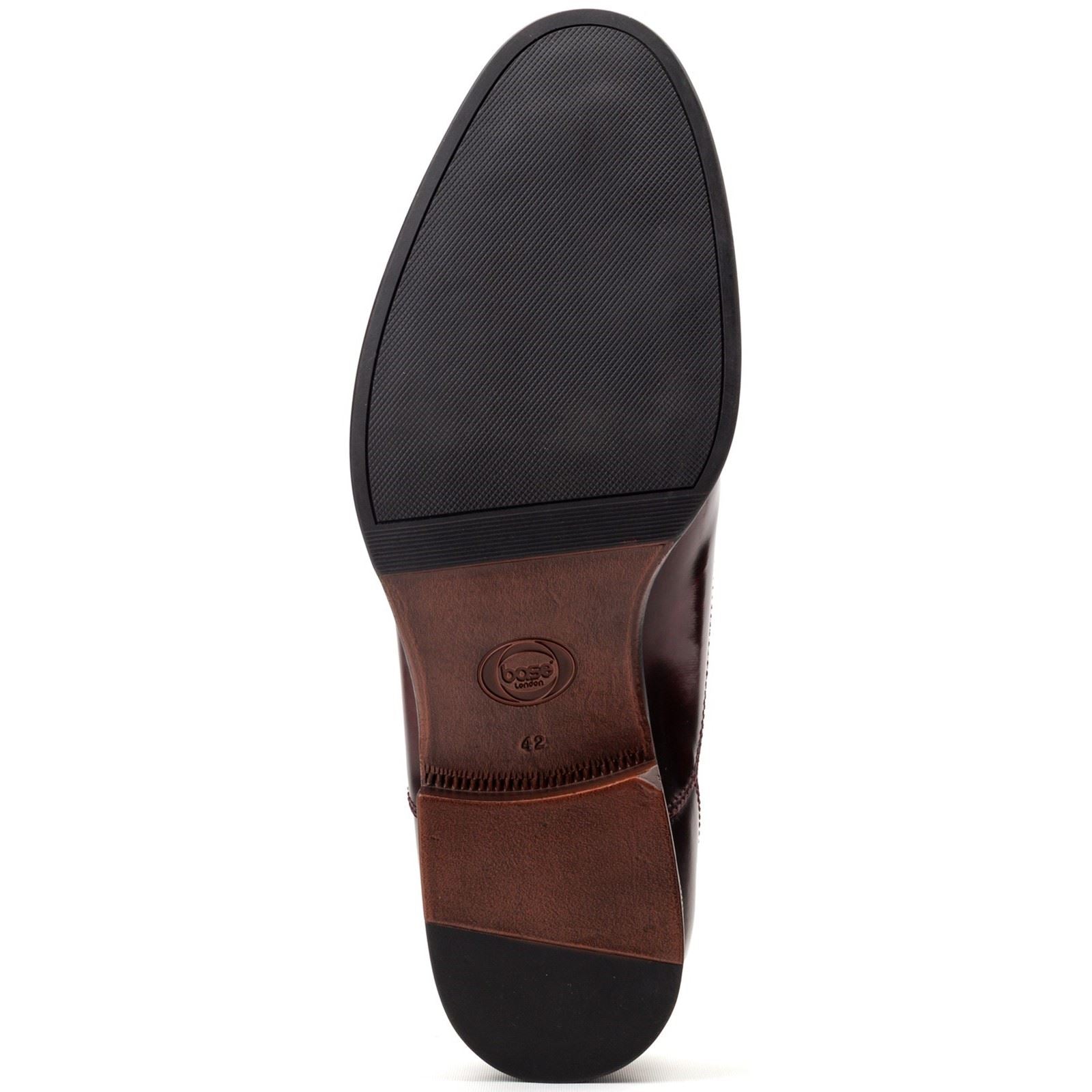 Base London Franklin Leather Men's Bordo Oxford Shoes