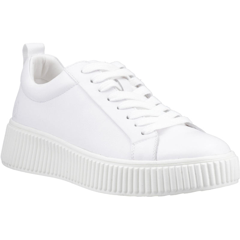 Hush Puppies Harlow Leather Women's White Trainers