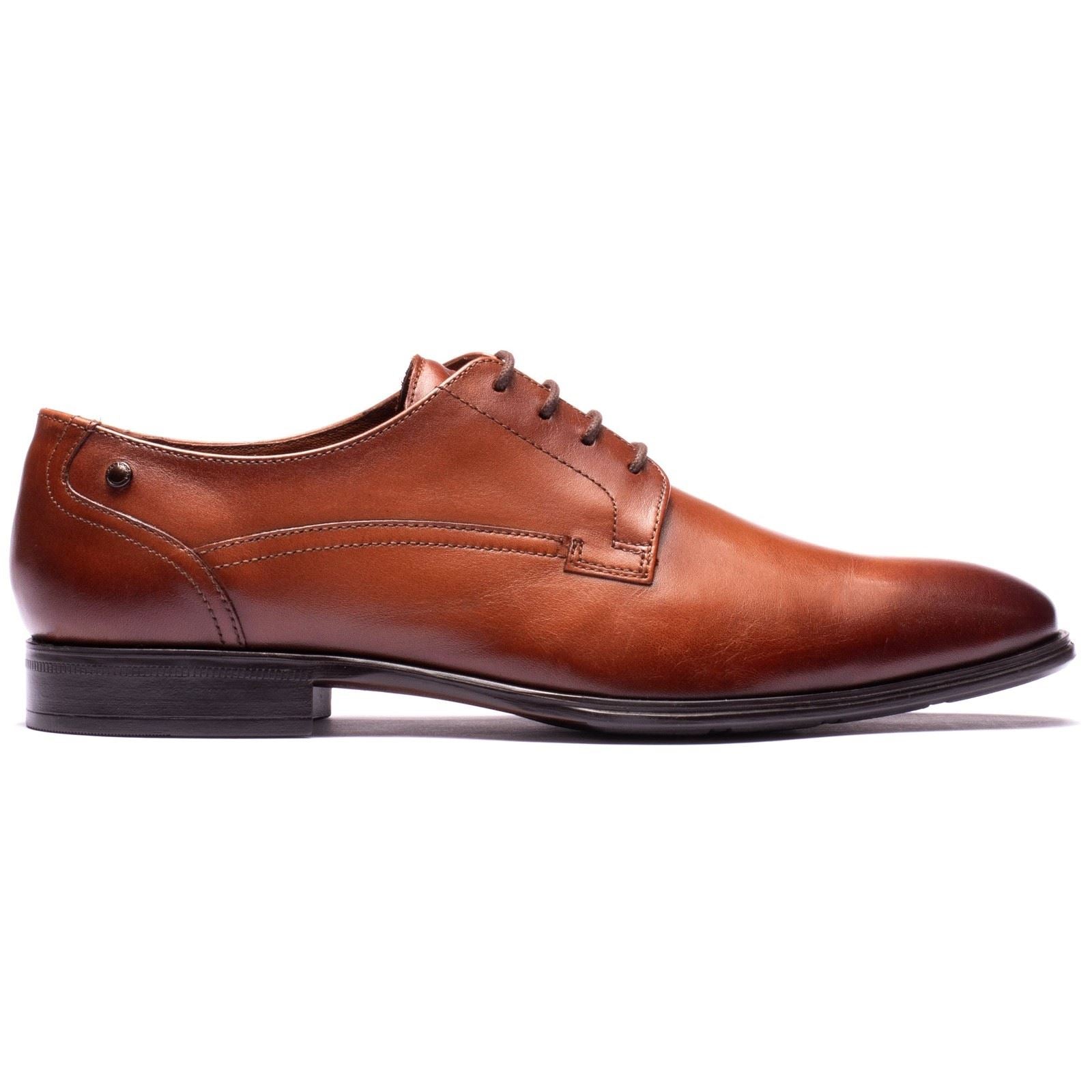 Base London Vance Leather Men's TAN Derby Shoes