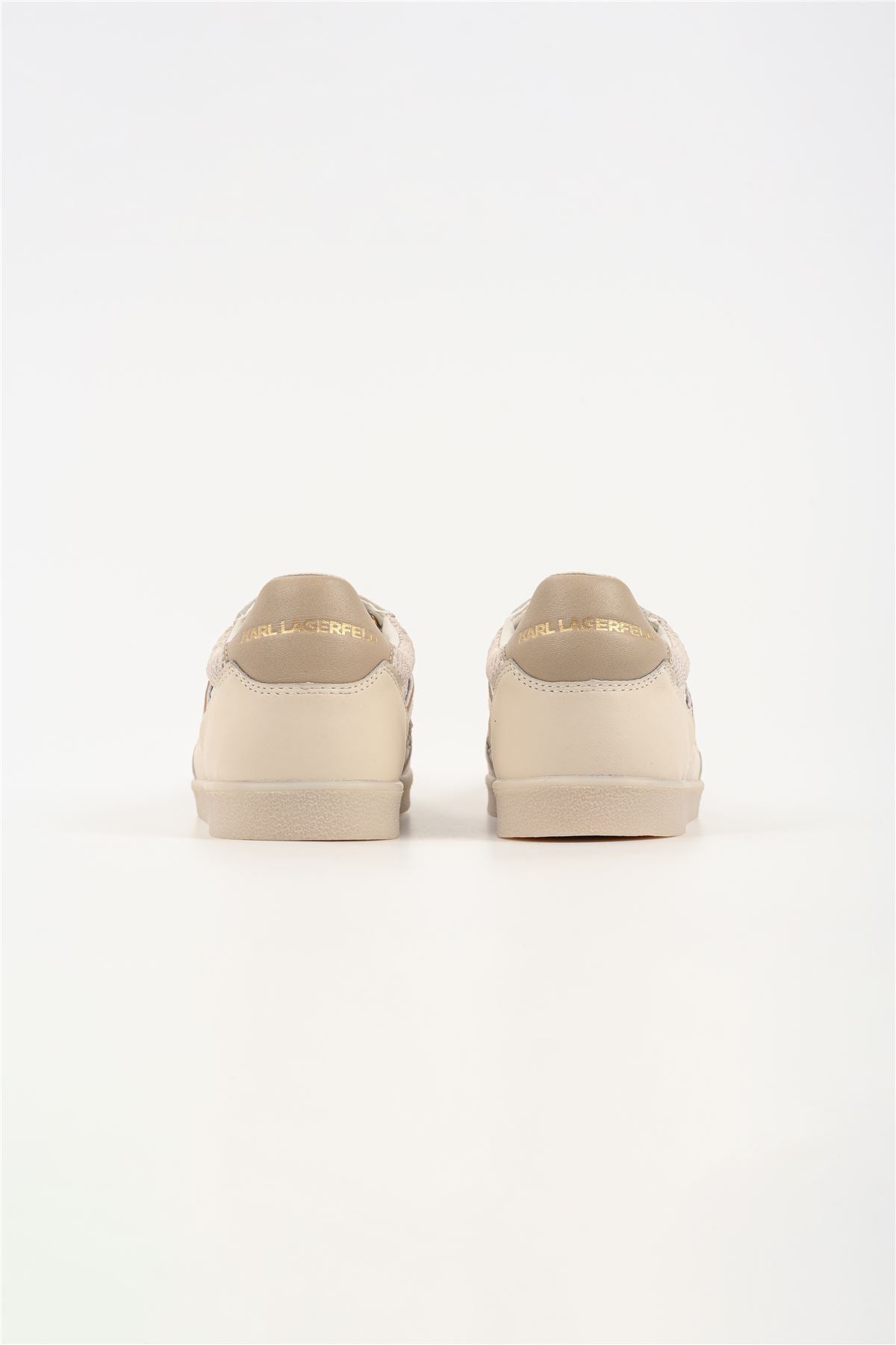 Karl Lagerfeld Kandidate Mesh Mix Women's Cream Trainers