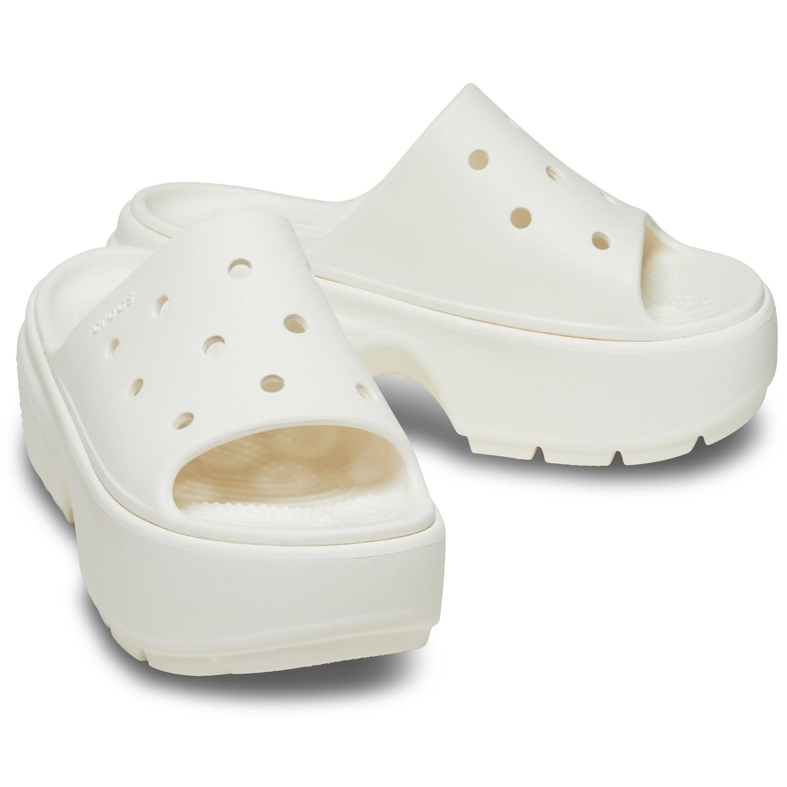 Crocs Stomp Slide Synthetic Chalk Slides