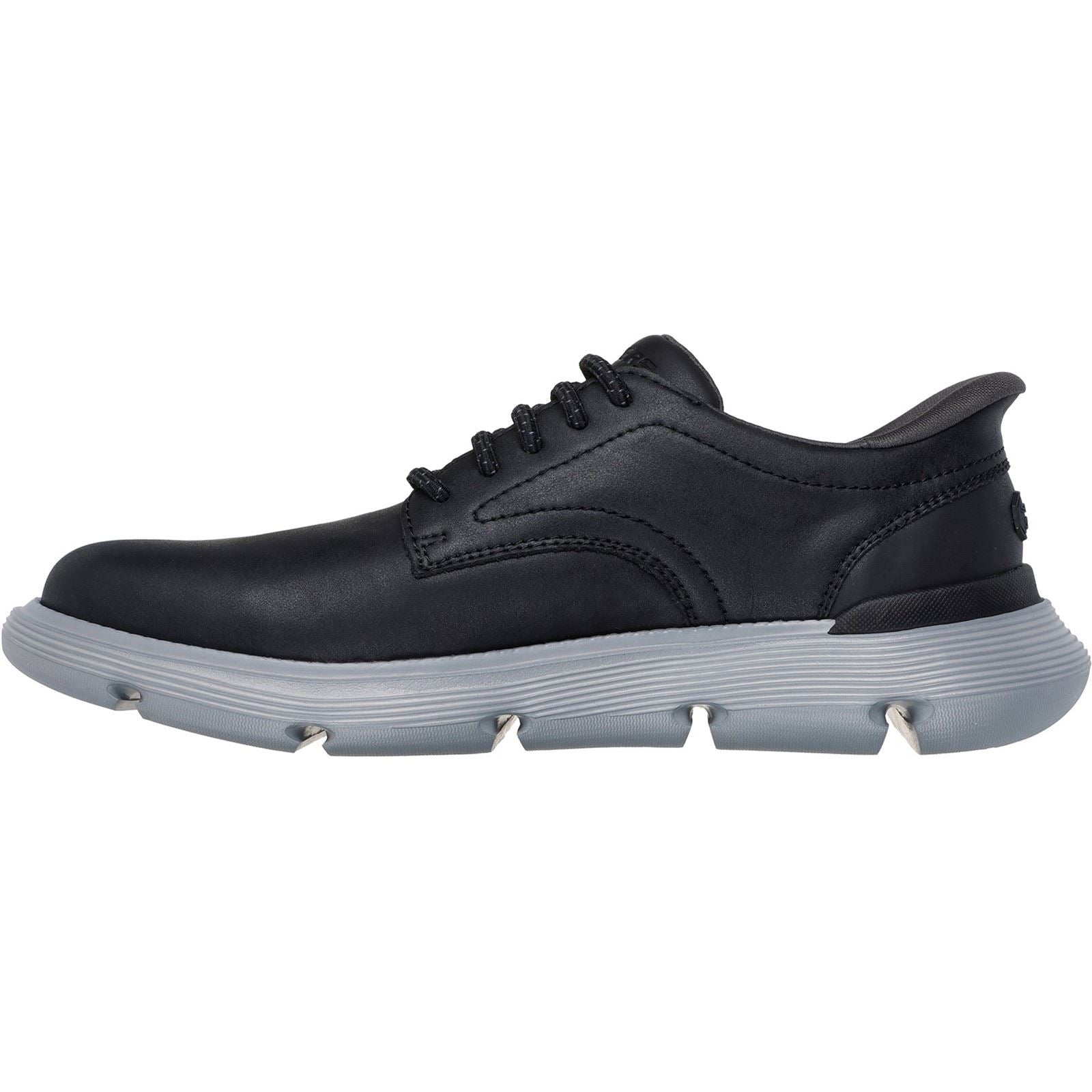 Skechers Garza Duran Leather Men's Black Trainers