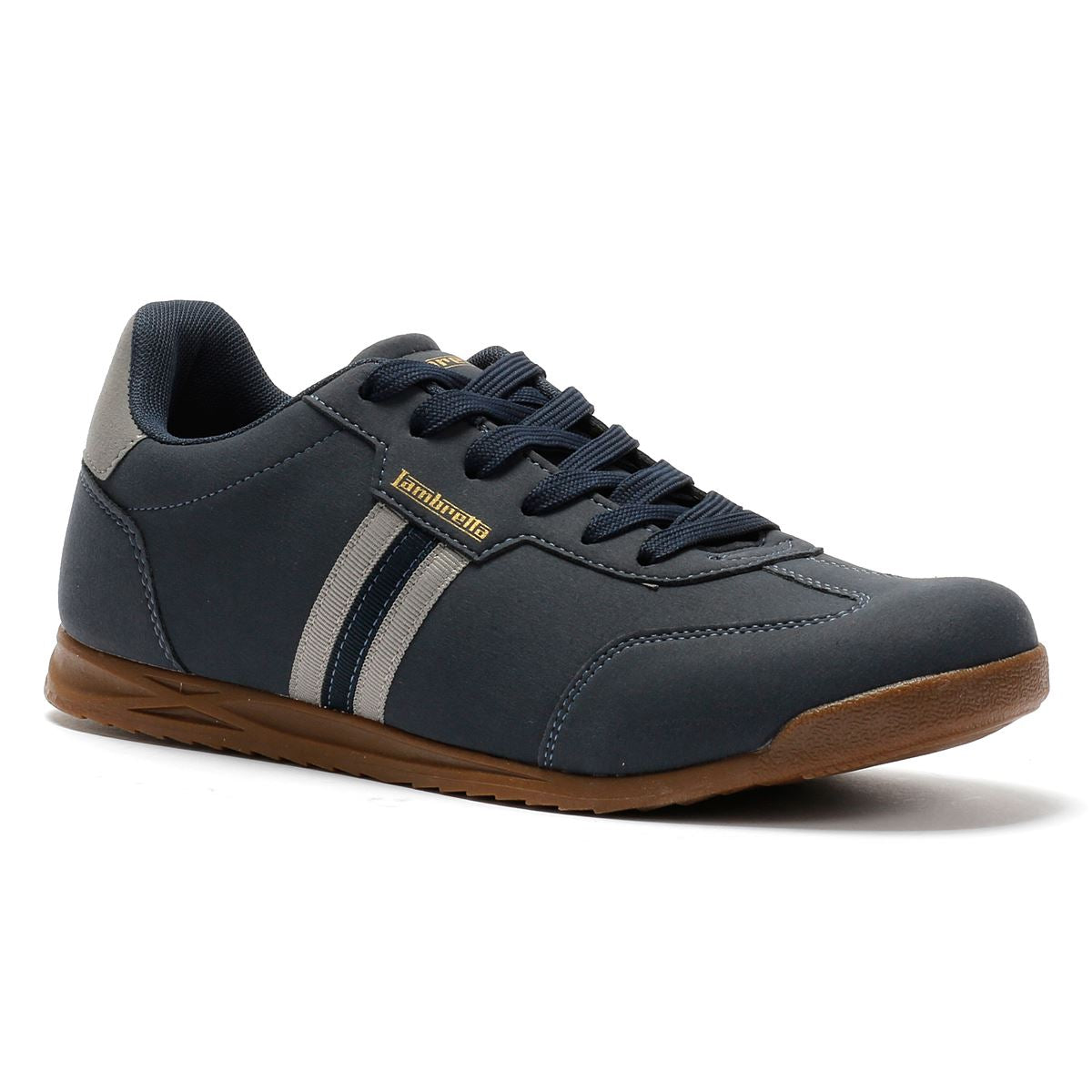 Lambretta Tackle Men's Navy/Charcoal Trainers