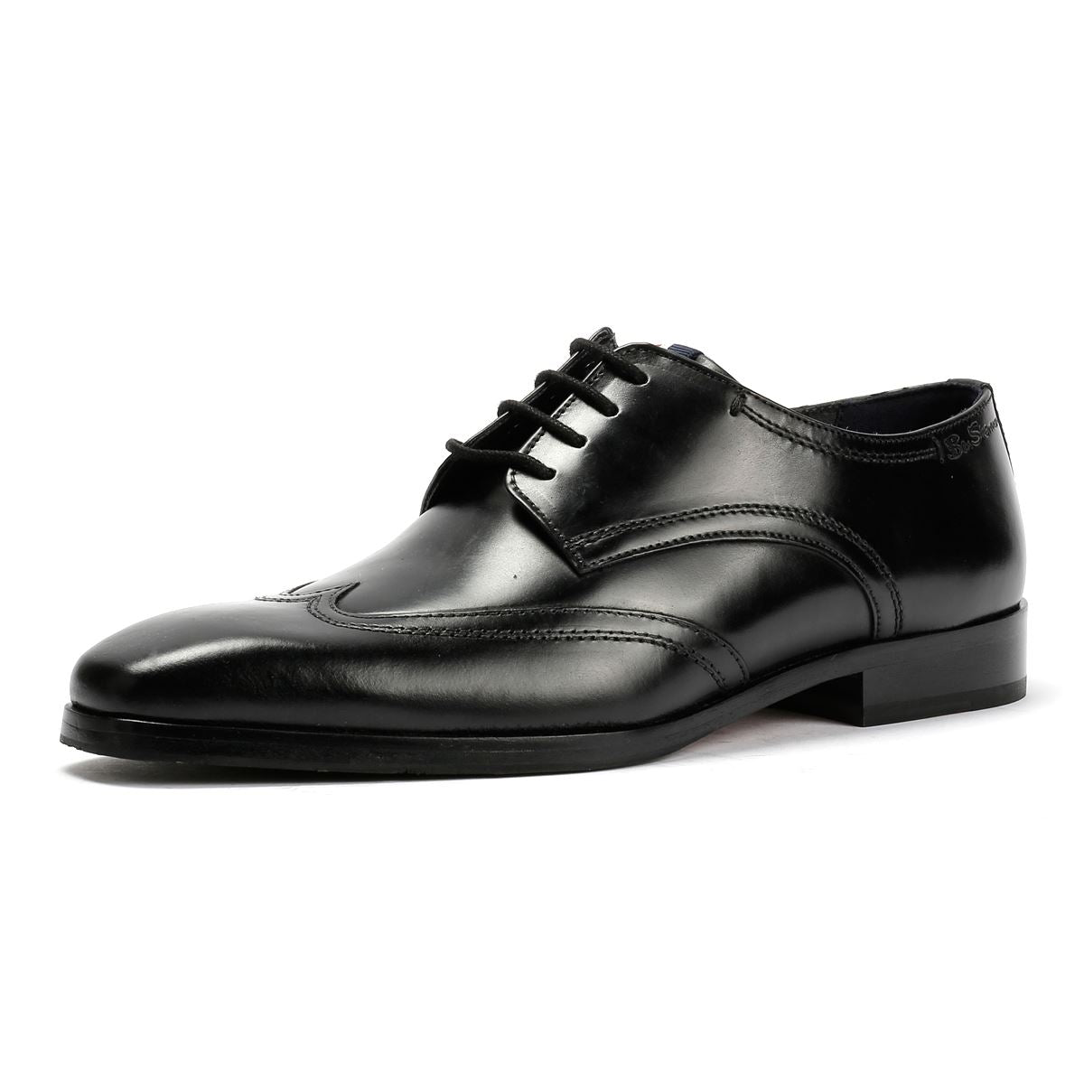 Ben Sherman Kingston Derby Mens Black Shoes