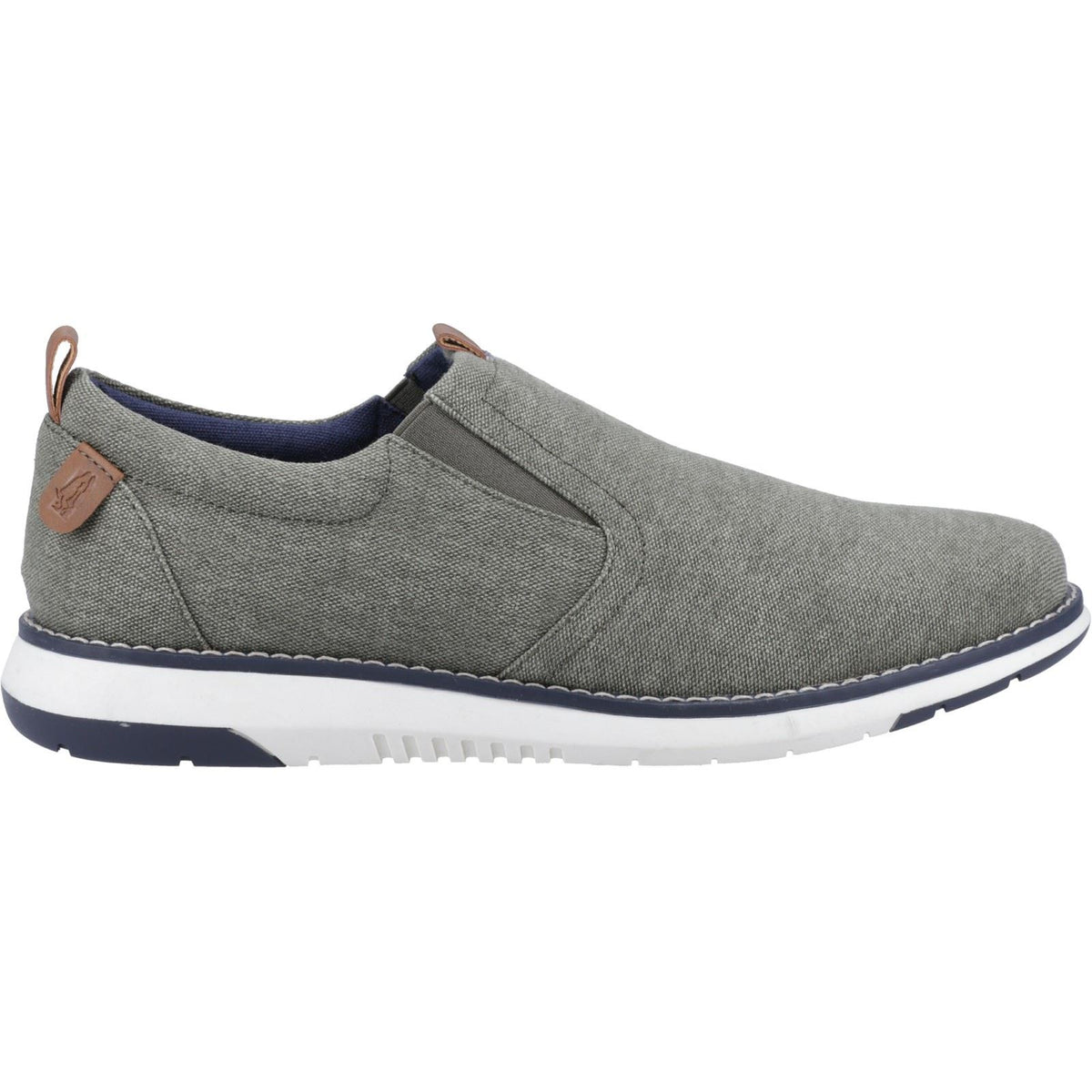 Hush Puppies Benny Canvas Men's Khaki Trainers