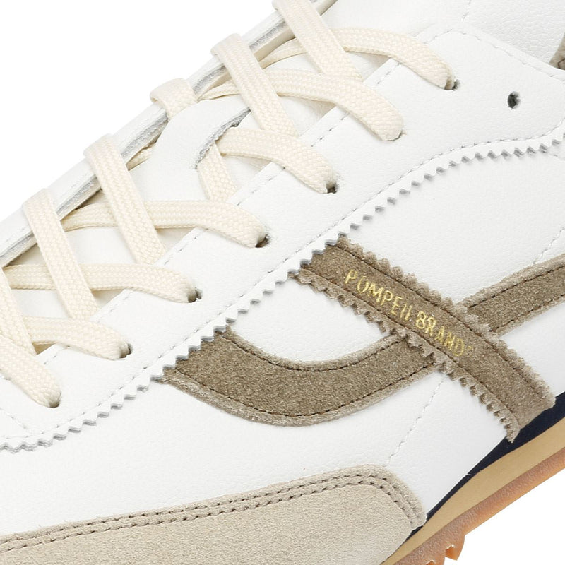 Pompeii Kite Men's Ecru/Khaki Trainers