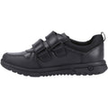 Hush Puppies Spencer Leather Junior Black Shoes