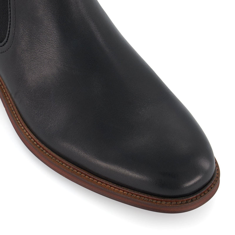 Dune Characteristic Leather Men's Black Boots