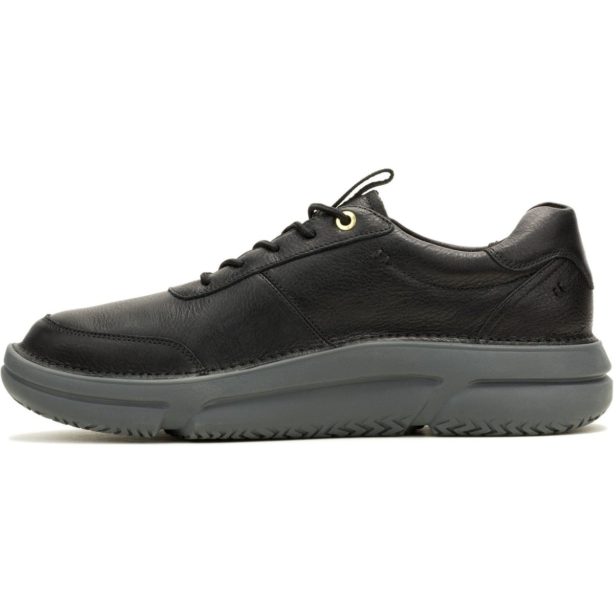 Hush Puppies Baylor Leather Men's Black Trainers