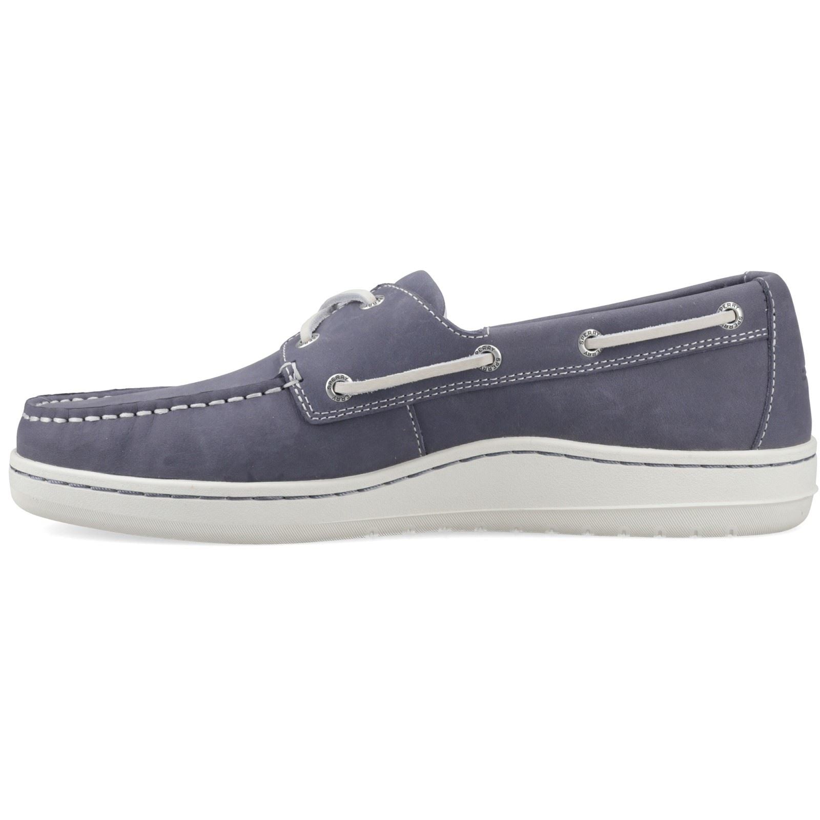 Sperry Strake 2-Eye Boat Leather Men's Navy Boat Shoes