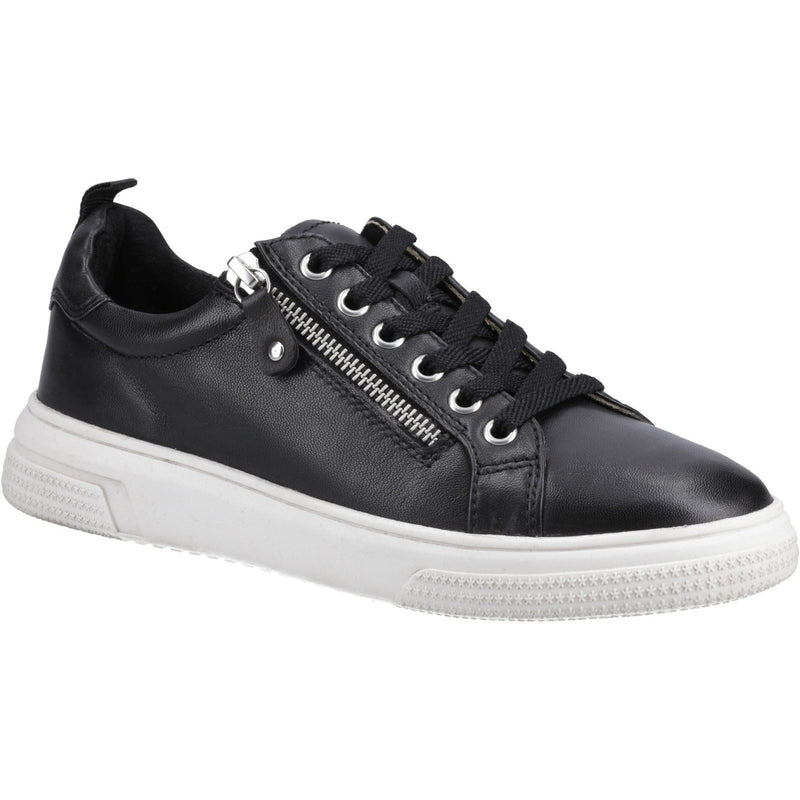 Hush Puppies Martha Leather Women's Black Trainers