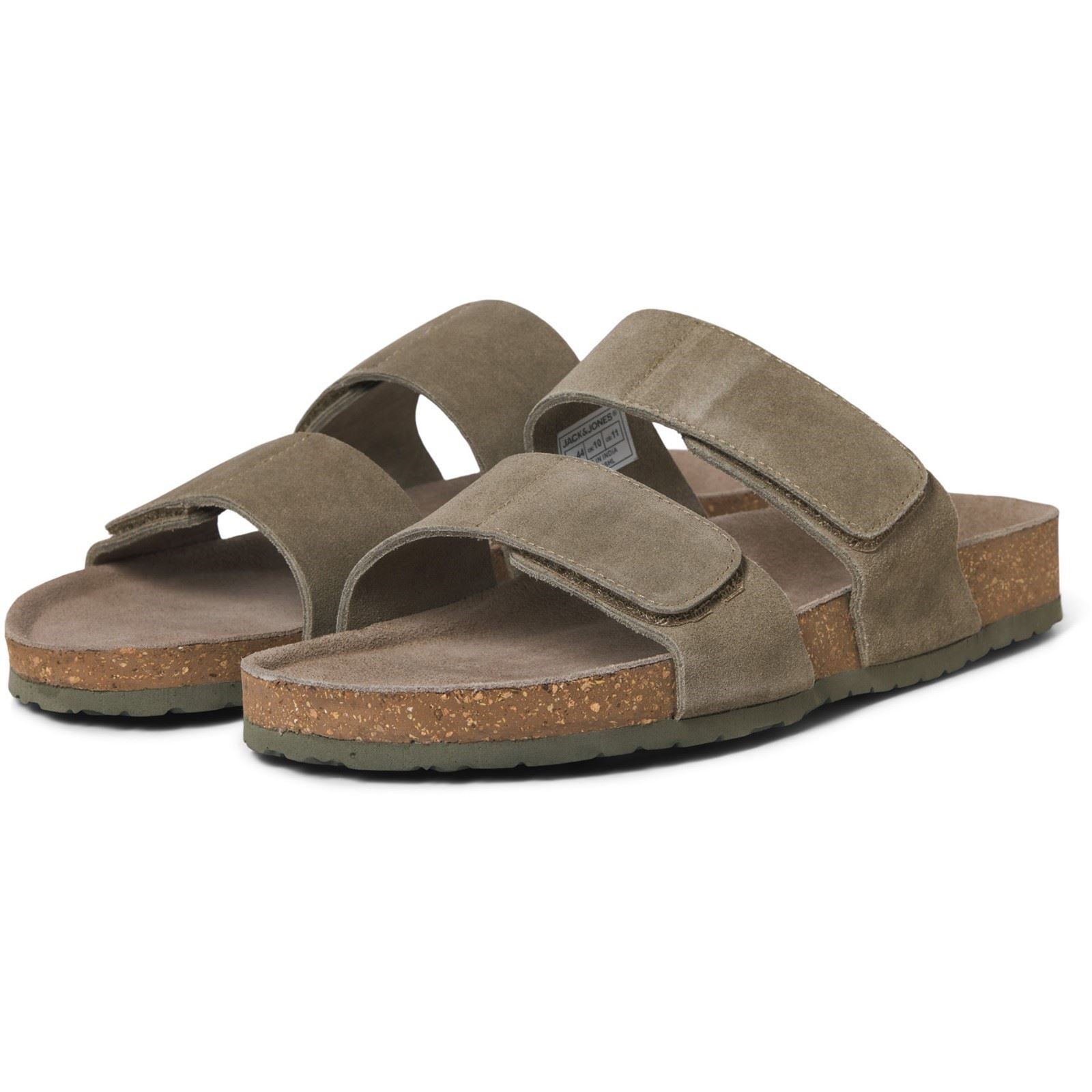 Jack & Jones Malta Suede Men's Martini Olive Sandals