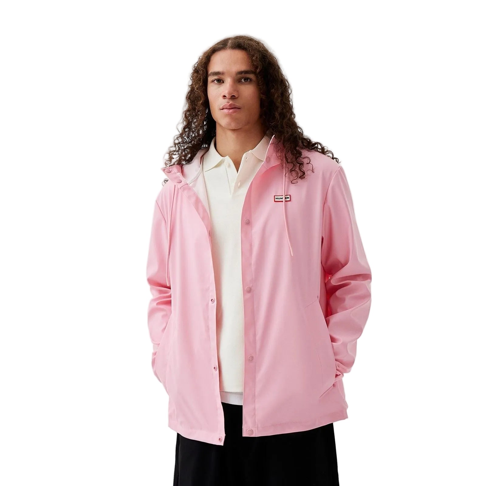 Hunter Izzy Hooded Pink Jacket