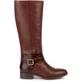 Geox D Felicity Leather Women's Brown Boots