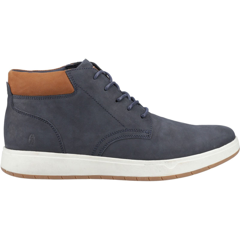 Hush Puppies Bronko Chukka Leather Men's Navy Boots