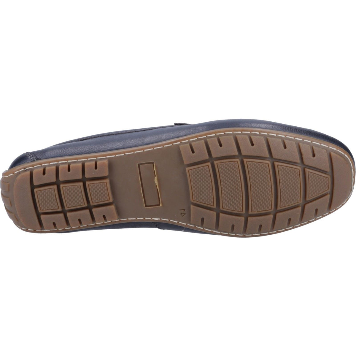Hush Puppies Ralph Leather Men's Navy Boat Shoes