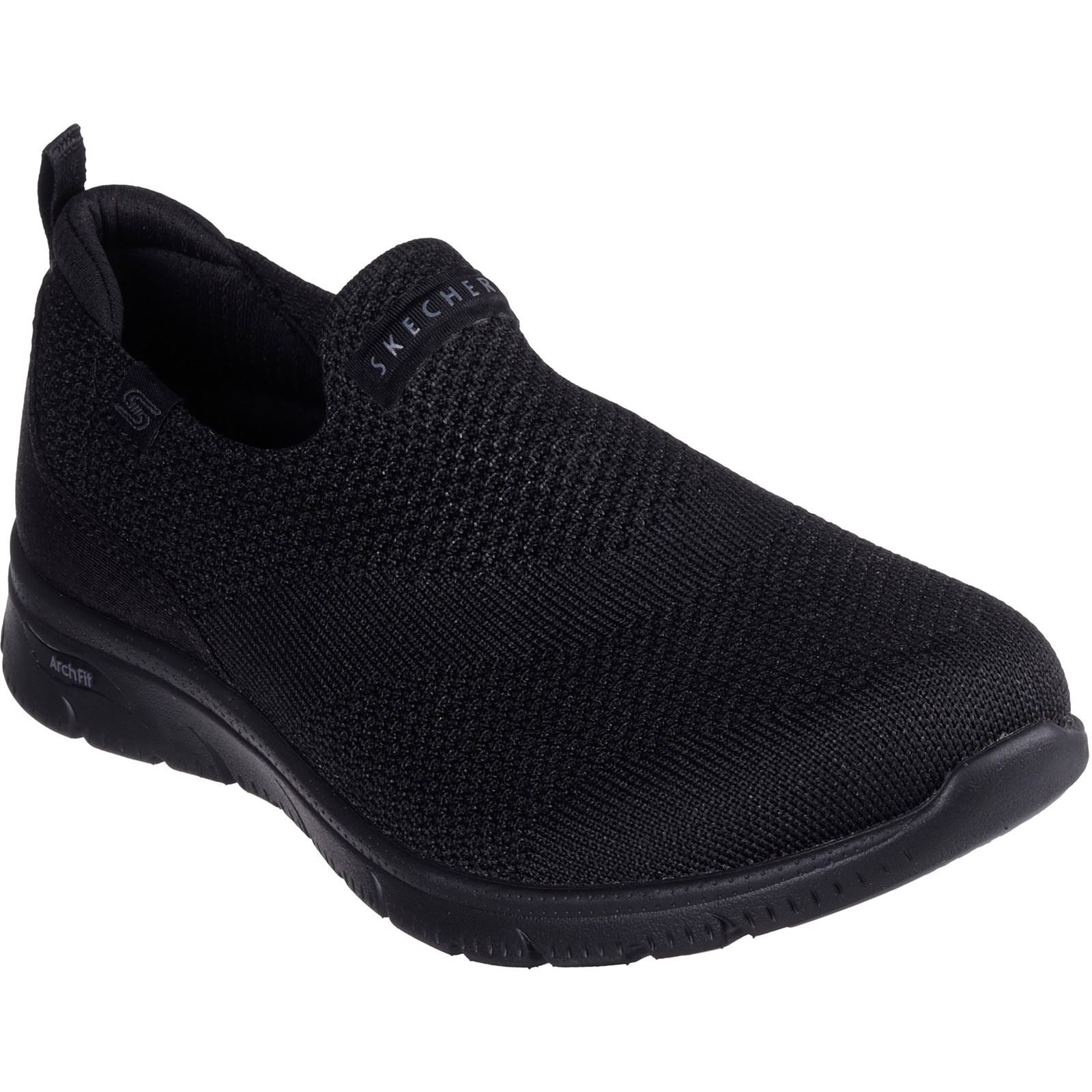 Skechers Arch Fit Refine 2.0 Cascade Textile Women's Black Trainers