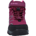 Hi-Tec Blackout Mid Synthetic Soft Shell Junior Dark Rose/Fuchsia Hiking Boots