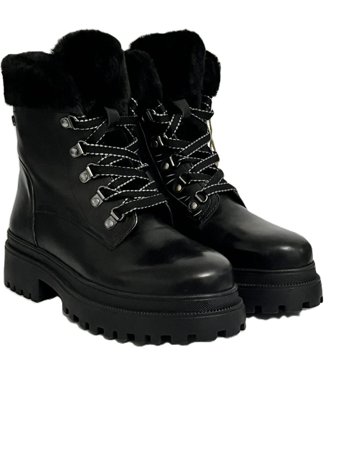 Osprey London The Budapest Leather Women's Black Boots